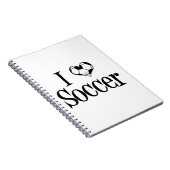 I Love Soccer Notitieboek (Rechterzijde)
