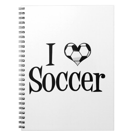 I Love Soccer Notitieboek (Voorkant)