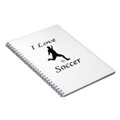 I Love Soccer Notitieboek (Rechterzijde)