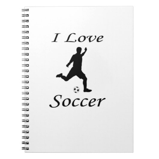 I Love Soccer Notitieboek (Voorkant)