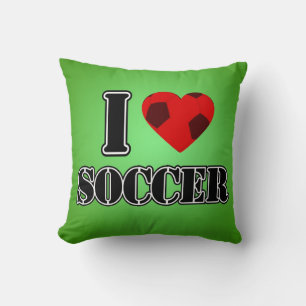 I Love Soccer - Pillow Kussen