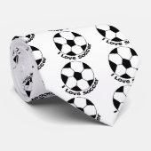 I Love Soccer Stropdas (Opgerold)
