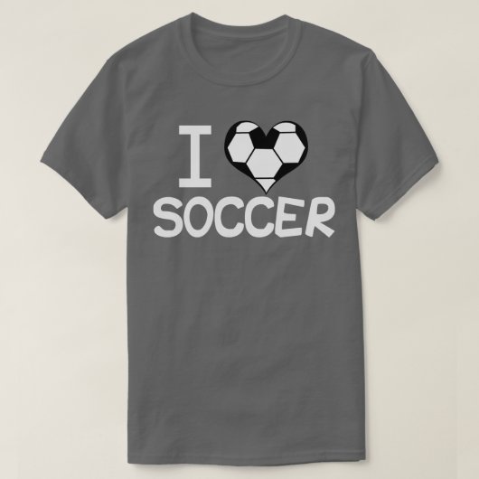 I Love Soccer T-shirt (Design voorkant)