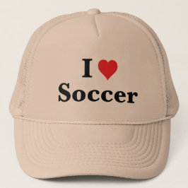 I Love Soccer Trucker Hat Trucker Pet