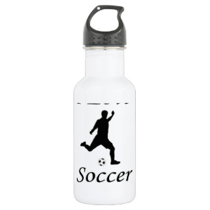 I Love Soccer Waterfles