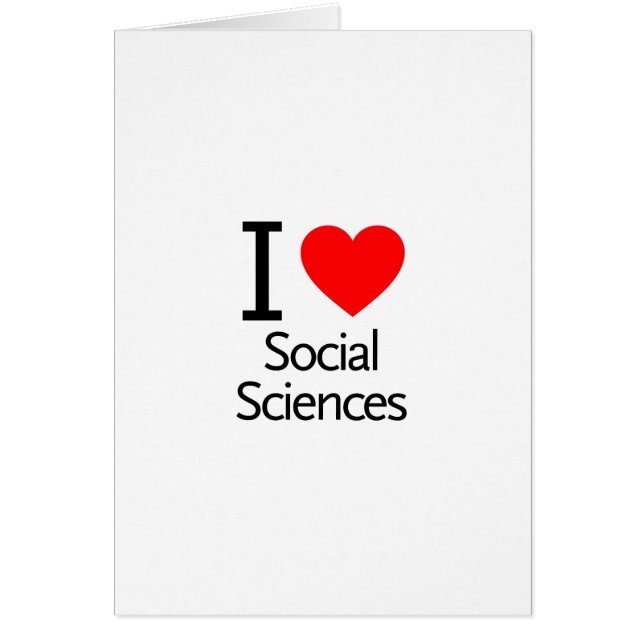 I Love Social Science (Voorkant)