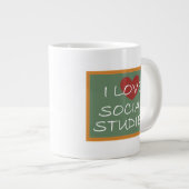 I Love Social Studies Grote Koffiekop (Voorkant rechts)