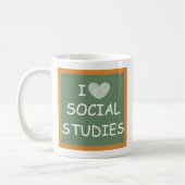 I Love Social Studies Koffiemok (Links)