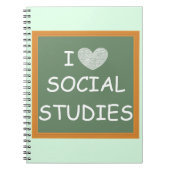 I Love Social Studies Notitieboek (Voorkant)