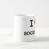 I Love SOCIOLOGY Koffiemok (Center)