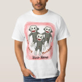 I Love Sock Monkeys t shirt (Voorkant)