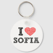 I-love-Sofia Sleutelhanger (Voorkant)