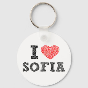 I-love-Sofia Sleutelhanger