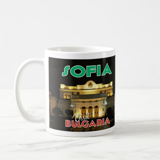 I Love Sofia Visit Bulgaria Koffiemok (Links)