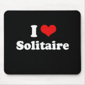 I Love Solitaire Tshirt Muismat (Voorkant)