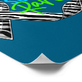 I Love Someone Rare Zebra Ribbon - Rare Disease Aw Poster (Hoek)