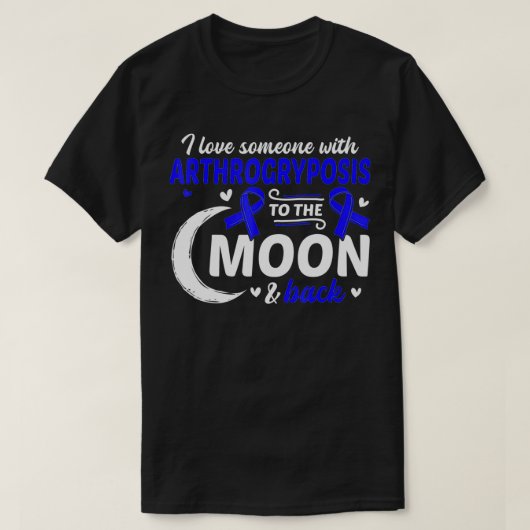 I Love Someone With Arthrogryposis Arthrogryposis  T-shirt (Design voorkant)