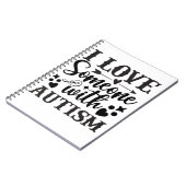 I LOVE SOMEONE WITH AUTISM NOTITIEBOEK (Linkerzijde)