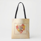 I love someone with Autism reusable tote bag (Voorkant)