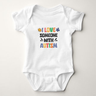 I Love Someone With Autism Romper