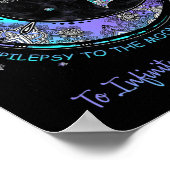 I Love Someone With Epilepsy To The Moon And Byck Poster (Hoek)