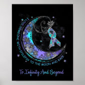 I Love Someone With Epilepsy To The Moon And Byck  Poster (Voorkant)