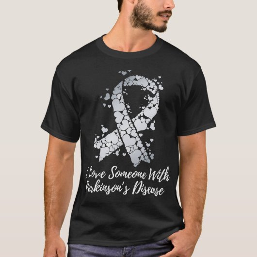 I Love Someone With Parkinsons Disease Awareness T-shirt (Voorkant)