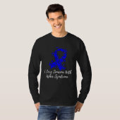 I Love Someone With Usher Syndrome Awareness T-shirt (Voorkant volledig)