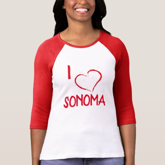 I Love Sonoma Shirt (Voorkant)