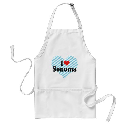 I Love Sonoma Standaard Schort (Voorkant)