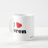 I Love Soren Koffiemok (Voorkant links)