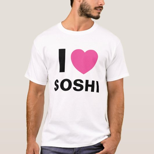 I Love Soshi T Shirt (Voorkant)