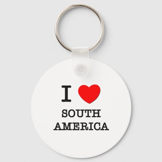 I Love South America Sleutelhanger (Voorkant)