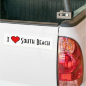 ~I Love South Beach~ BUMPERSTICKER (Op Truck)