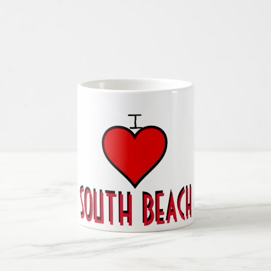 ~I Love South Beach~ MOK, CUSTOMIZE IT! Koffiemok (Center)