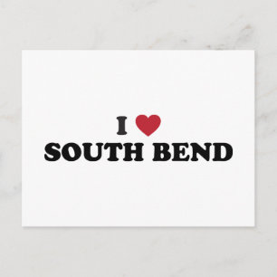I Love South Bend Indiana Briefkaart