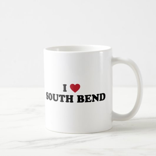 I Love South Bend Indiana Koffiemok (Rechts)