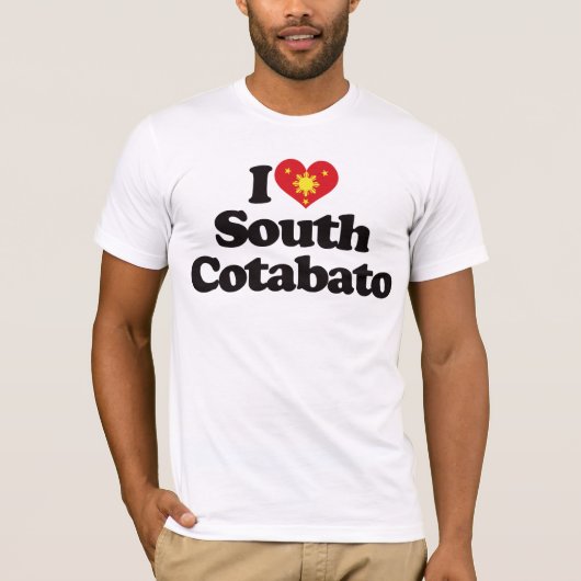 I Love South Cotabato T-shirt (Voorkant)