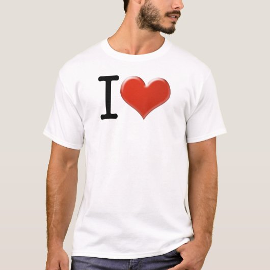 I Love Souvenirs T-shirt (Voorkant)