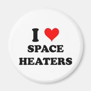 I Love Space Heaters Magneet