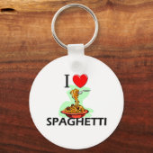 I Love Spaghetti Sleutelhanger (Voorkant)
