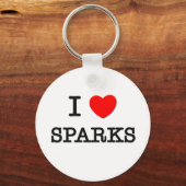 I Love Sparks Sleutelhanger (Voorkant)