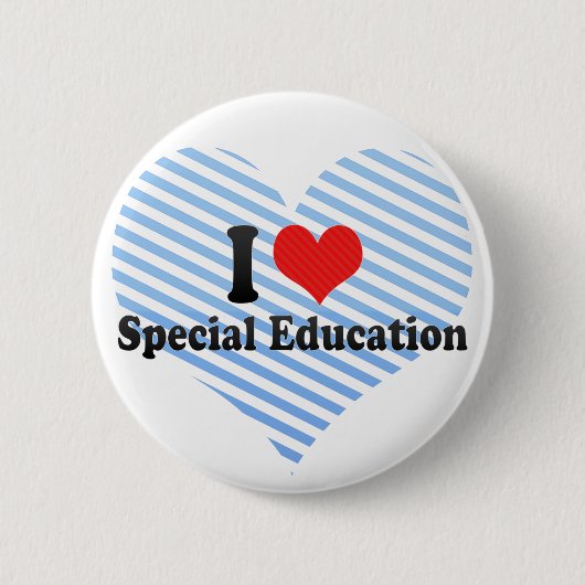I Love Special Education Ronde Button 5,7 Cm (Voorkant)