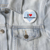 I Love Special Education Ronde Button 5,7 Cm (In situ)