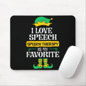 I Love Speech Speech Therapy Is My Favorite  Muismat (Met muis)