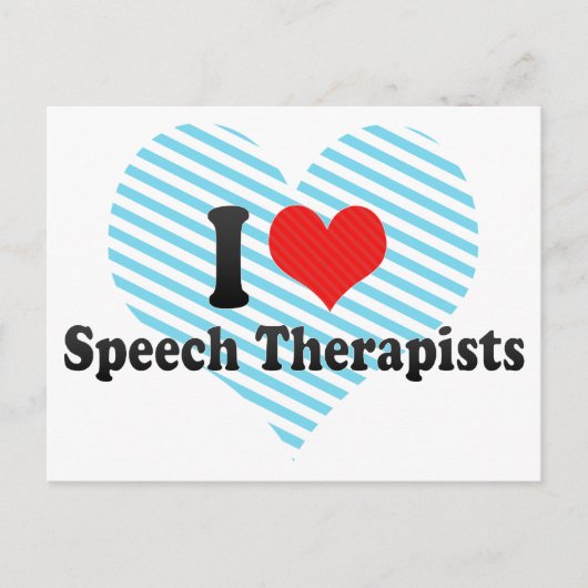 I Love Speech Therapists Briefkaart (Voorkant)
