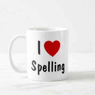 I Love Spelling Koffiemok