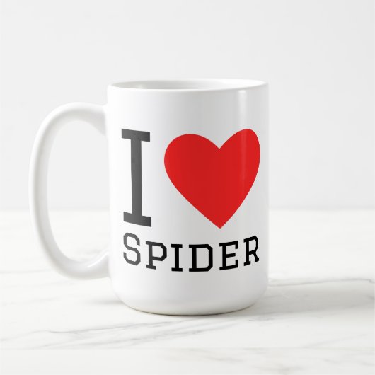 I love spider koffiemok (Links)