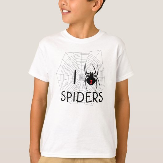I Love Spiders Shirt (Voorkant)