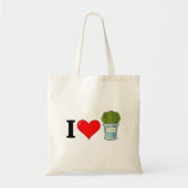 I Love Spinach Canvas tas (Voorkant)